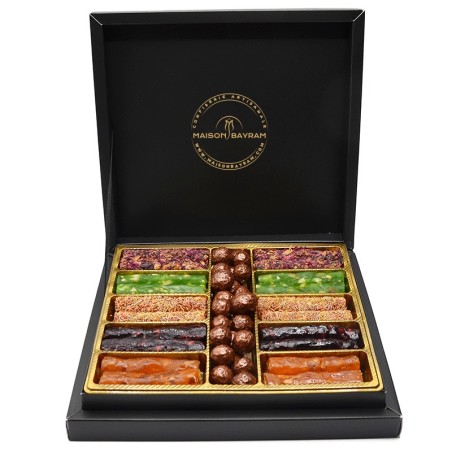 Coffret Premium 2 - assortiment loukoums parmak et dragées café - 500g