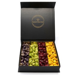 Coffret luxe assortis de dragées à base de gelée de fruits, 4 saveurs - 300g