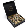 Coffret luxe assortis de dragées galets saveurs chocolat - 300g