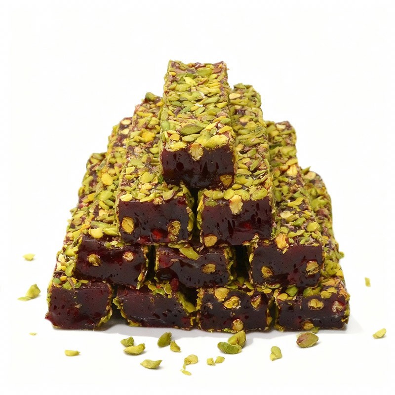 Loukoum Fitil Griotte pistache