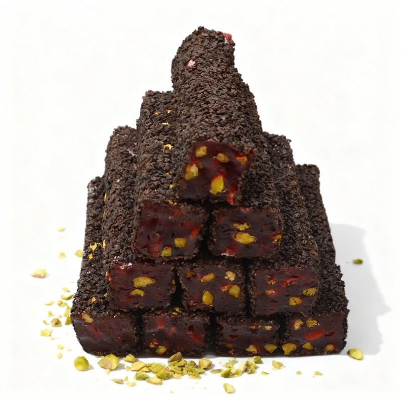 Loukoum Fitil Grenade pistache chocolat noir