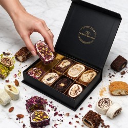 Coffret personnalisé assortiment loukoums “sarma” - 4 saveurs 300g