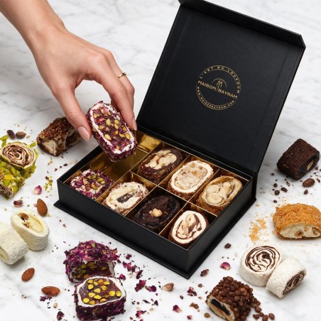 Coffret personnalisé assortiment loukoums “sarma” - 4 saveurs 300g