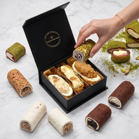Coffret personnalisé assortiment loukoums “sarma” - 3 saveurs 150g